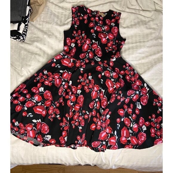 Kate kasin floral fit and flare girls dress size 11-12y - Picture 4 of 7
